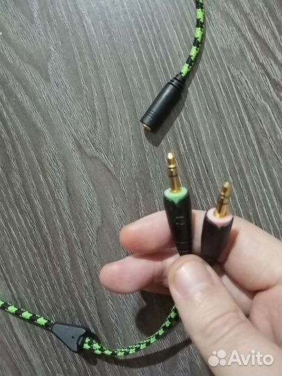 Аудио переходник (2RCA - 3,5мм гнездо)