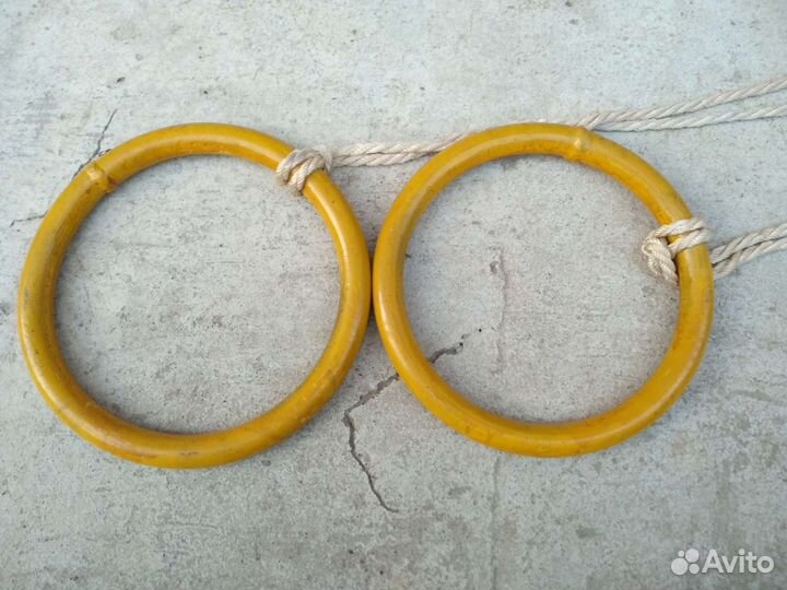 Кольца СССР спортивные новые с крюками