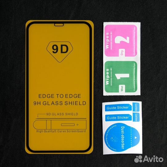 Защитное стекло 9D LuazON для iPhone Xr/11 (6.1