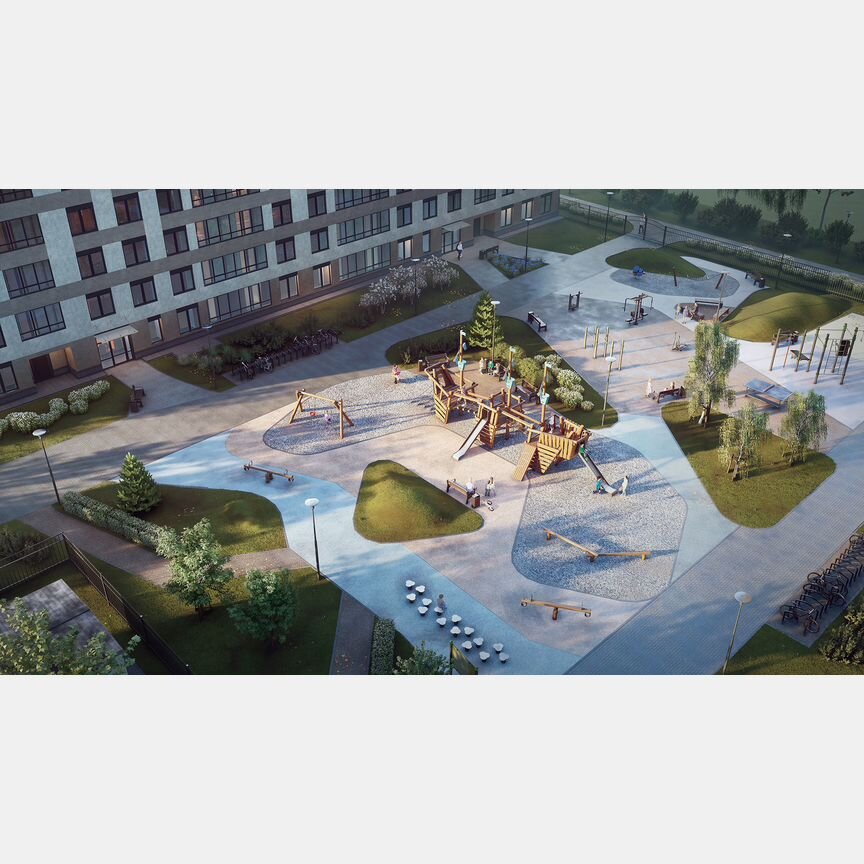 2-к. квартира, 63,1 м², 2/16 эт.