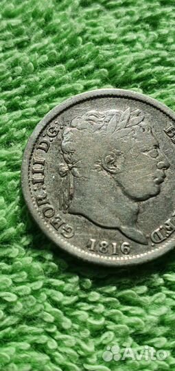 1 шиллинг 1816 год, Великобритания королевство