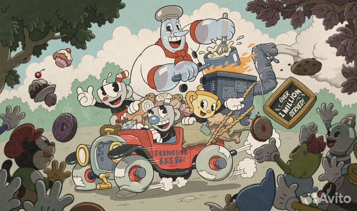 Cuphead + The Delicious Last Course для ps4,5