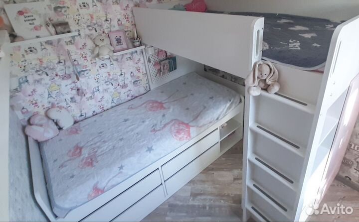 Кровать с ящиками икеа слэкт