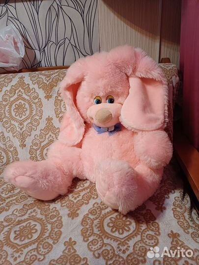 Мягкая игрушка заяц.большой интерьерный