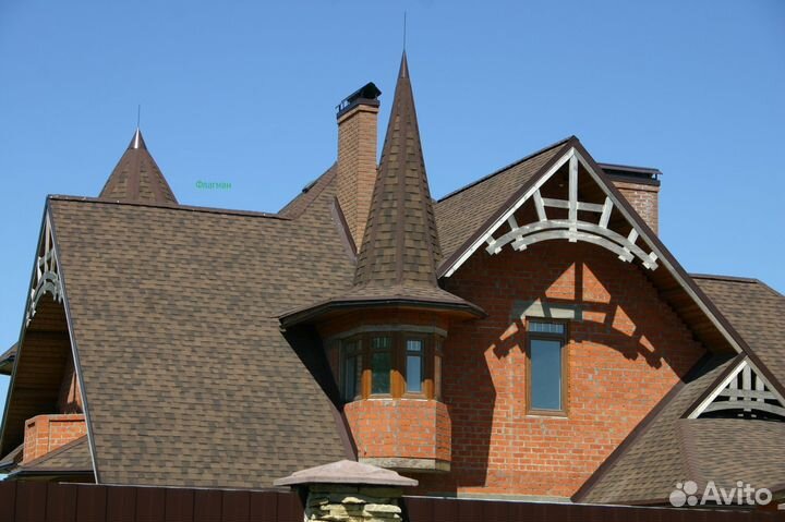 Гибкая черепица мягкая кровля Тегола