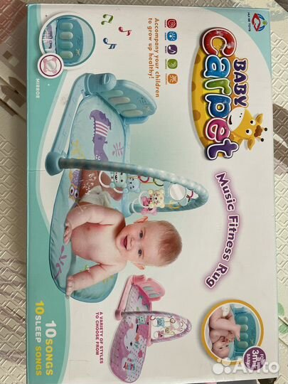 Развивающий коврик с пианино