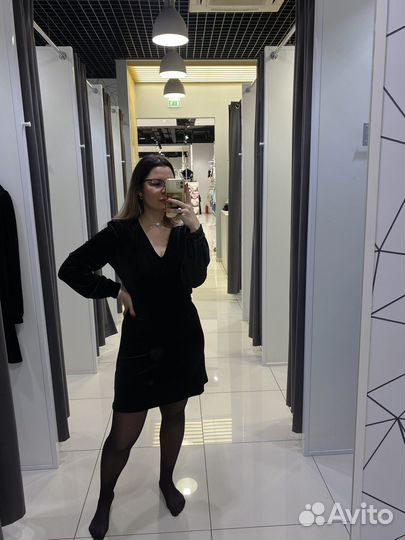 Бархатное платье