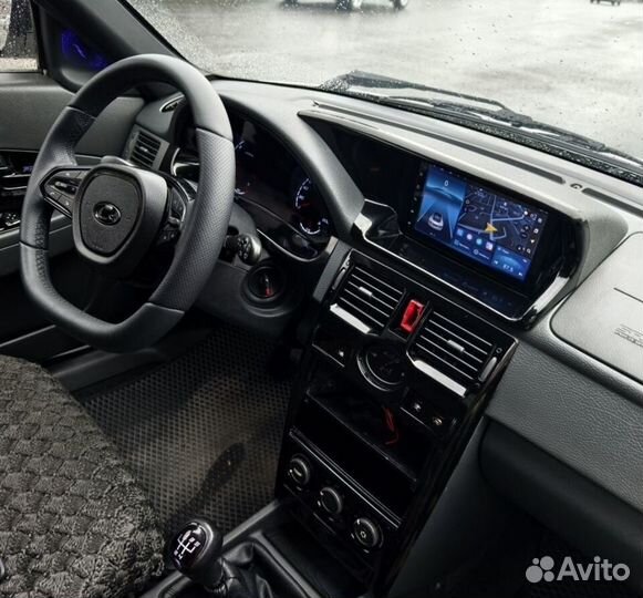 Рамка козырек Лада Приора 1