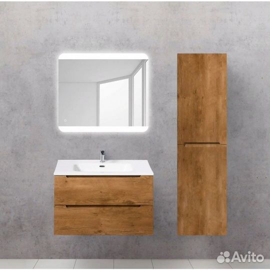 Зеркало BelBagno 80 spc-cez-800-700-led-tch Хром