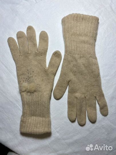Перчатки женские вязанные