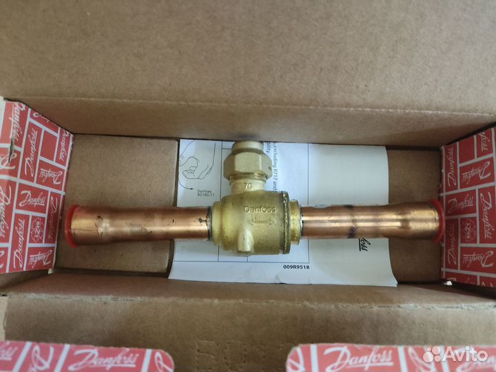 Кран запорный шаровый Danfoss 16s, 12s