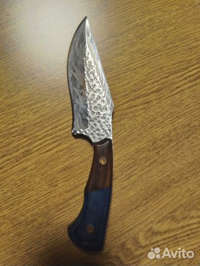 Кованый кухонный нож из нержавеющей стали