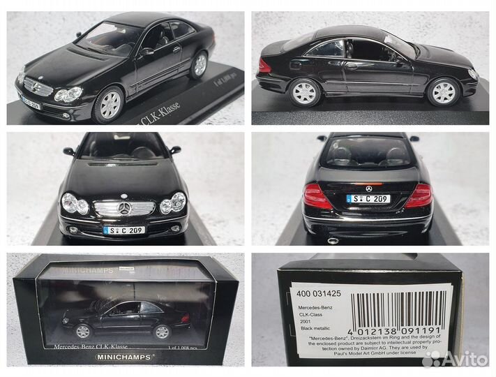 Модели Mercedes-Benz - Minichamps 1:43