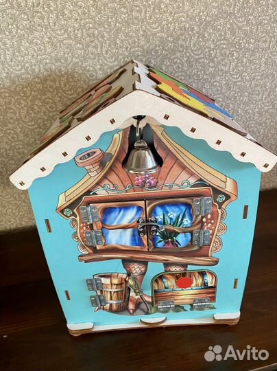 Бизиборд домик со светом большой