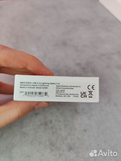 Кабель Apple USB-C Lightning