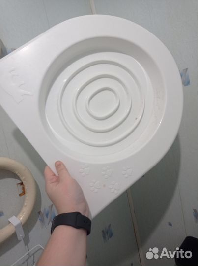 Лоток для кошек большой + лоток на унитаз