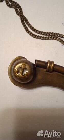 Дудка боцмана в футляре 1915 год