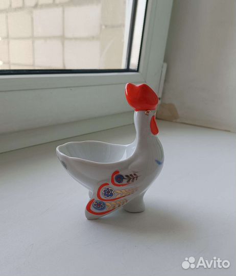 Икорница/солонка петушок