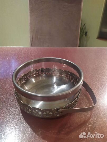 Конфетница/сахарница. Мельхиор