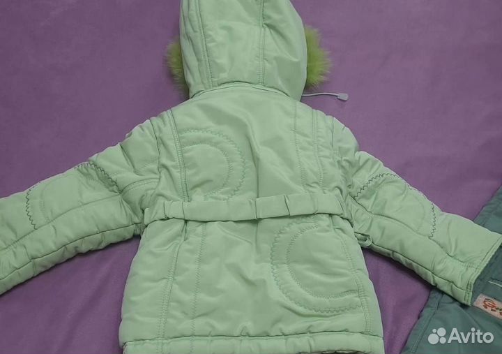 Зимний комбинезон куртка штаны на девочку