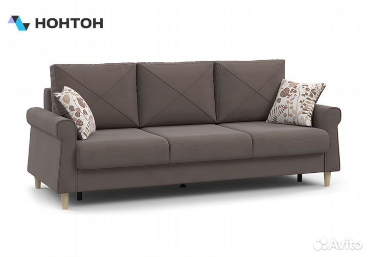 Диван тик-так Иветта коричневый