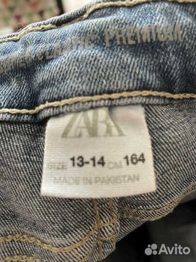 Джинсы zara 164