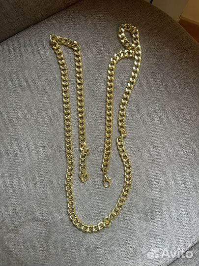 Цепочка под золото 120см