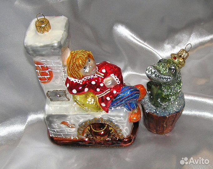 Елочные игрушки из стекла