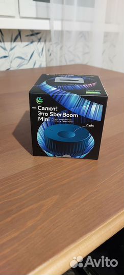 Умная колонка SberBoom mini Синий нептун