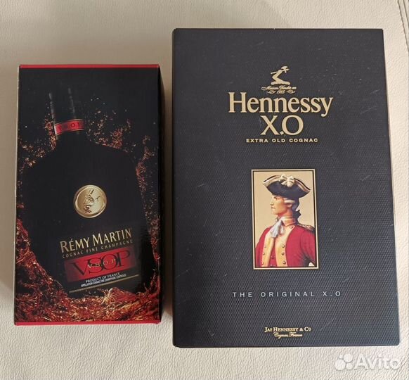 Коробки из под коньяка Hennessy X.O