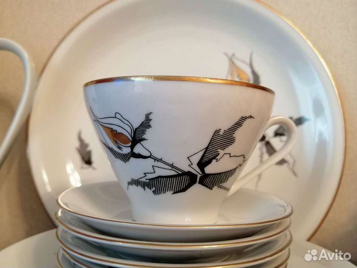 Сервиз кофейный винтаж 