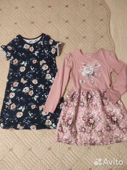 Вещи пакетом, бренд H&M на девочку 6-8 лет