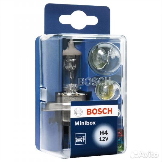 Автолампа H4 12v 55w Bosch Minibox