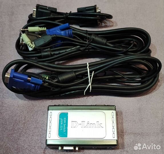 KVM переключатель D-Link KVM-221 usb