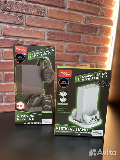 Подставка Xbox Series S/X с зарядкой и охлаждением