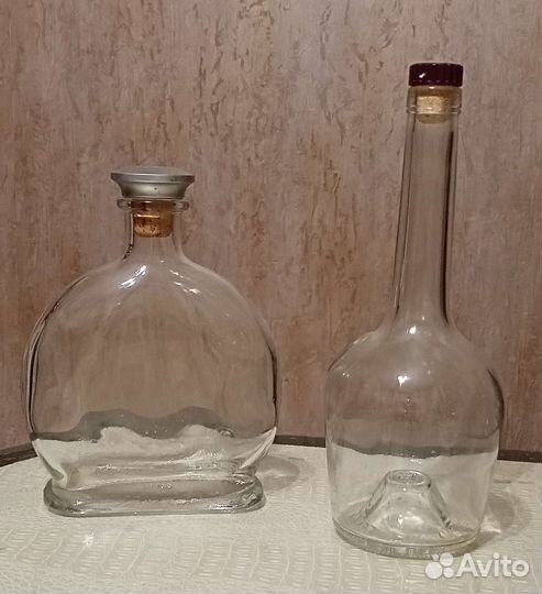 Бутылка стеклянная для росписи/декупаж