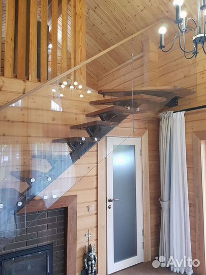 Стеклянные перила, оргаждения