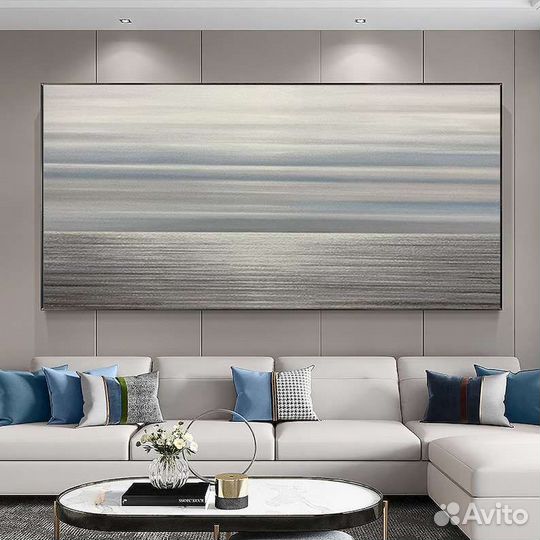 Картина маслом абстрактный океан