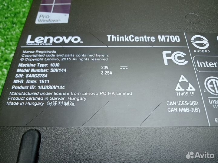 Неттоп Lenovo ThinkCentre M700