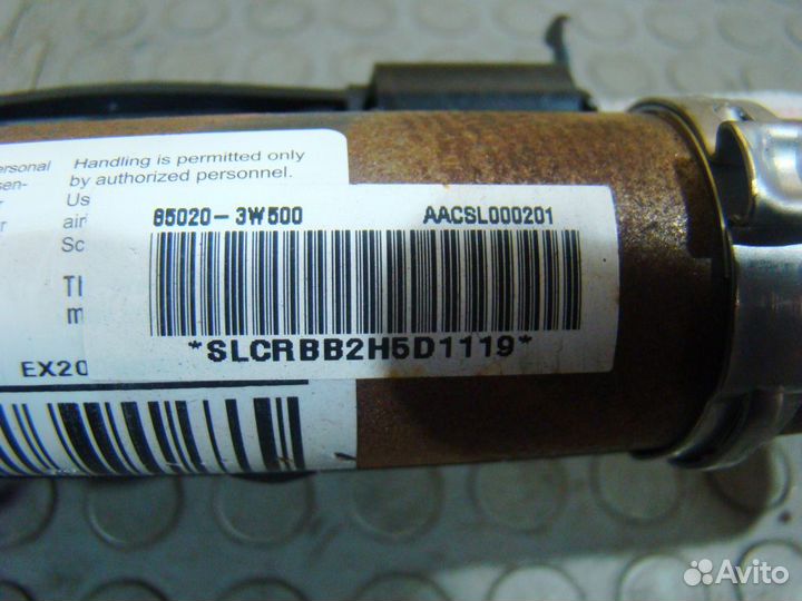 KIA Sportage 3 Подушка безопасности (шторка) правая