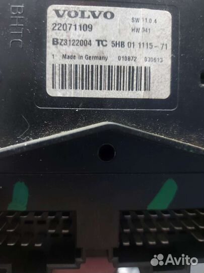 Блок управления климат контролем Volvo Fh4 Fm4 Fmx