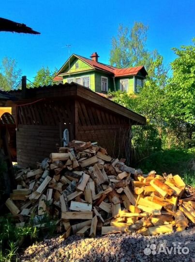 Дрова колотые Береза