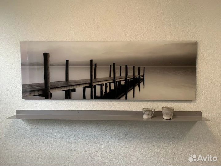 Полка настенная из металла/лофт/минимализм