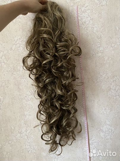 Накладной хвост / накладные волосы 70 см