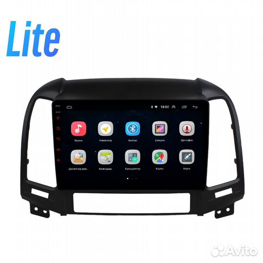 Магнитола Parafar Hyundai Santa Fe 2 Android