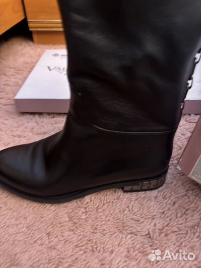 Сапоги женские натуральная кожа 39