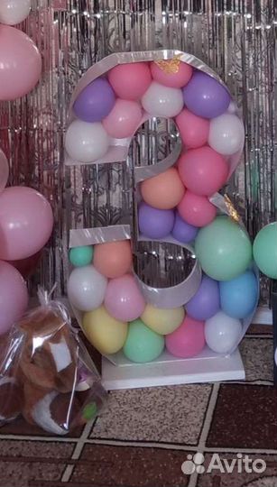 Цифра 3 на день рождения