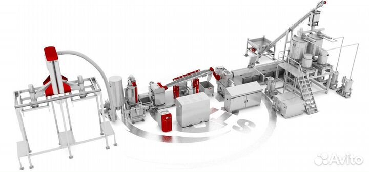 Линия гранулирования помета 3000 кг/час