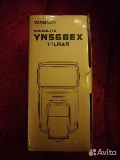 Вспышка yongnuo speedlite 568 ex