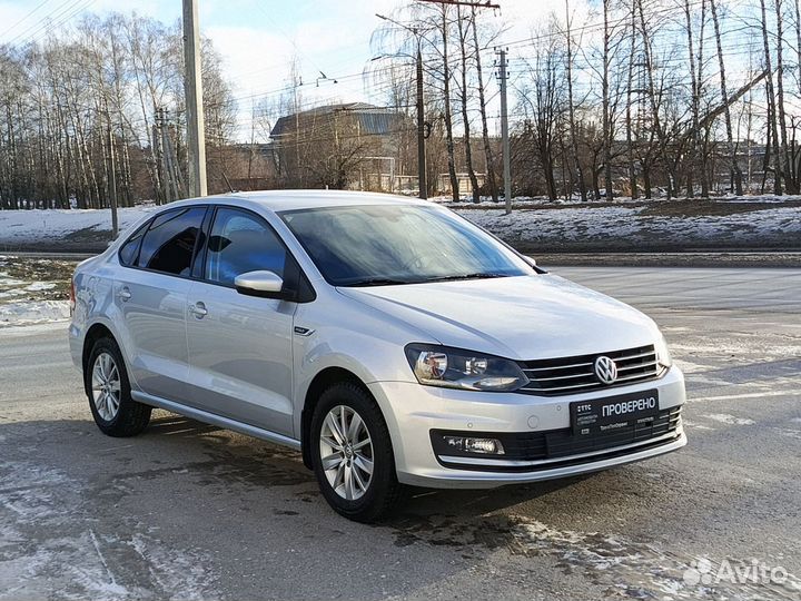 Volkswagen Polo 1.6 AT, 2017, 117 130 км